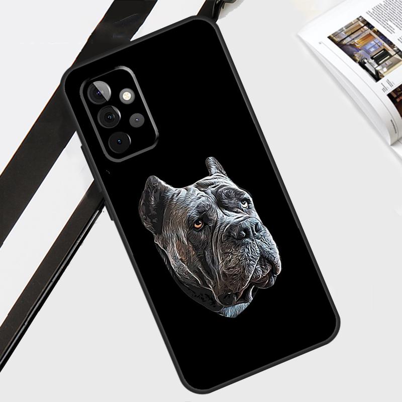 Italian Cane Corso Mastiff Dogs Case For Samsung Galaxy A54 A34 A14 A56 A36 A26 A16 A06 A12 A22 A32 A52 A13 A53 A15 A35 A55