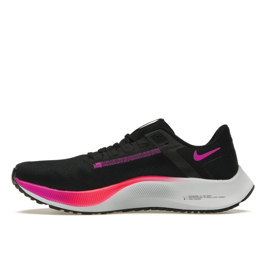 Nike Air Zoom Pegasus 38 Black Hyper Violet Men Sneakers Off-Noir Flash-Crimson CW7356-011