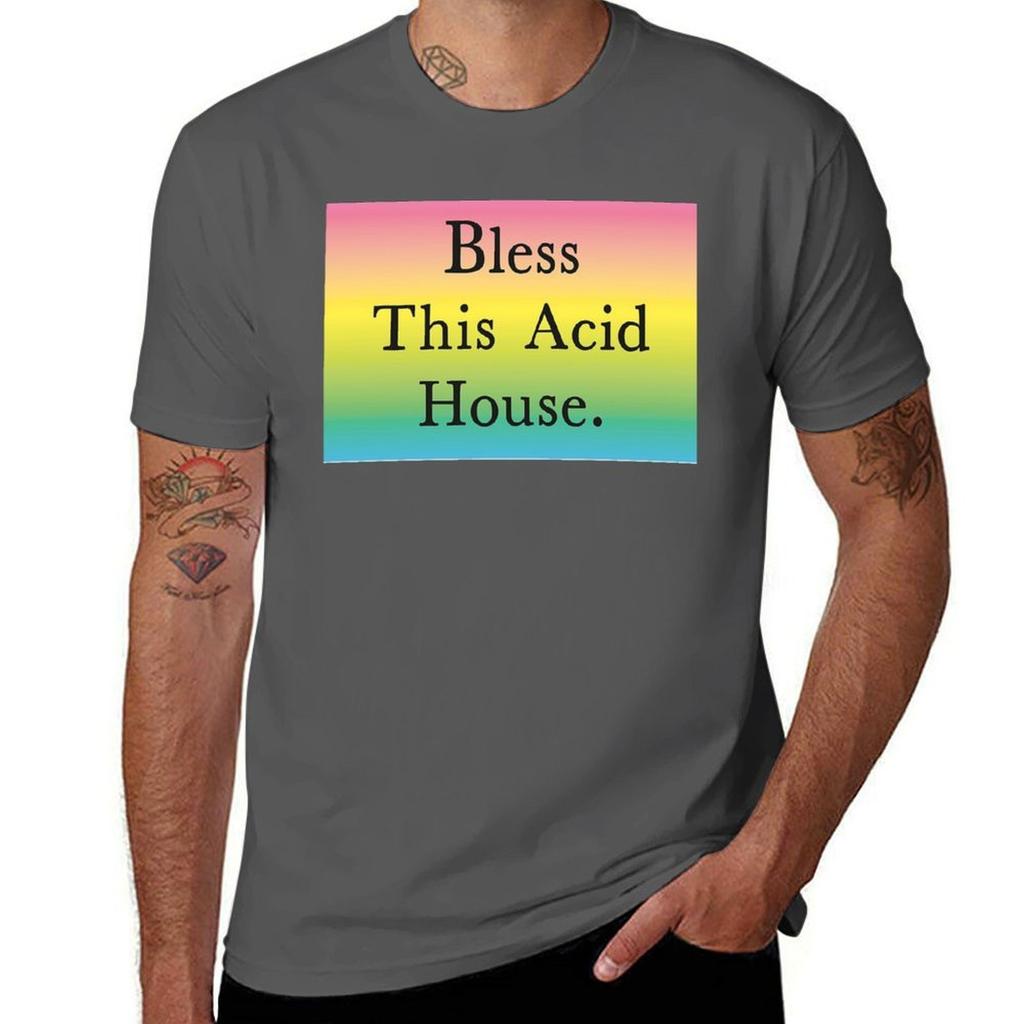 Bless This Acid House T-Shirt Cotton T Shirt Man Man T Shirts High Quality Luxury Brand Printed T Shirts for Man T-Shirt