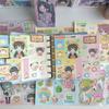 Cute Cartoon Sweet Cool Girl Stickers for Diary Journal Planner Scrapbook DIY Decoration