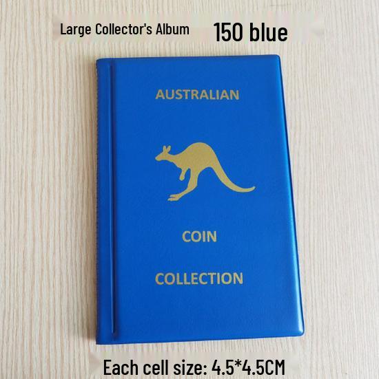 PVC Coin Album: Portable 10-Page, 24-Grid Storage for Coin Collection