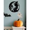 Metal Wall Art Witch Decoration for Kids Room, Nursery, Kindergarten, Living Room Modern Home Ornament