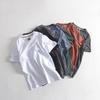 Export Short Sleeve Label Cutting Original Order Men's 100% Cotton T-shirt