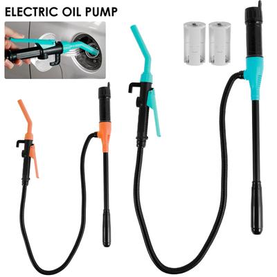Flüssigkeitstransferpumpe 2,4 GPM Flüssigkeitstransferpumpe mit Durchflussregulierdüse Tragbar Auto Fahrzeug Kraftstoff Gas Transfer Saugpumpen
