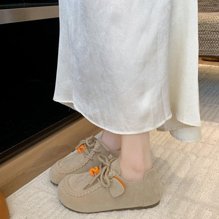 Fashion Retro Artistic Korean Style Thick Bottom Casual Shoes Spring New Model Loafers Woman Shoes Comfortable Baskets Femmes Sneakers