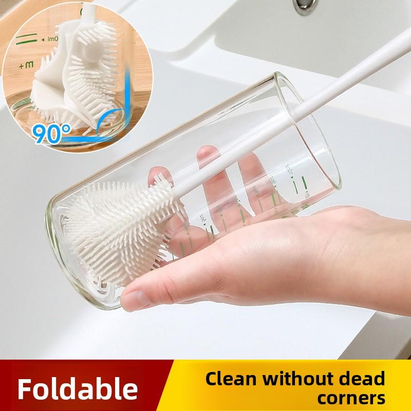 Long-handled Cup Brush, A Household Cleaning Wonder, Baby Bottle Brush, Washing Cup Brush, Water Bottle, Water Cup and Bottle, Kitchen Cleaning Brush