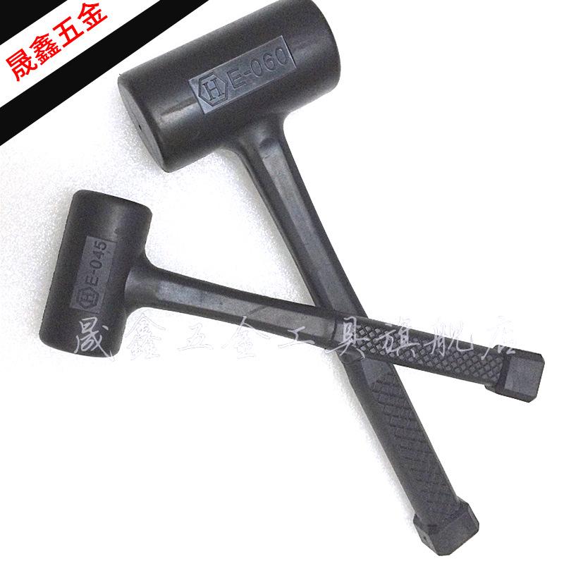 Shockproof No Rebound Rubber Hammer for Installation Champagne Hammer 30mm