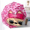 1pc Sturdy 8-Bone Auto Umbrella, LABUBU Umbrella, Digital Printed, Foldable Umbrella for On-the-Go Outdoor Use