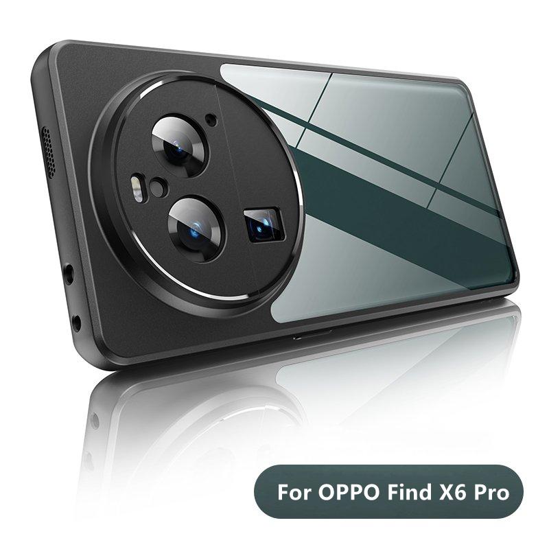 For OPPO Find X6 Pro Case For OPPO Find X6 Pro Cover Funda Shell Hard Clear PC Transparent TPU Edge Protective Back Bumper