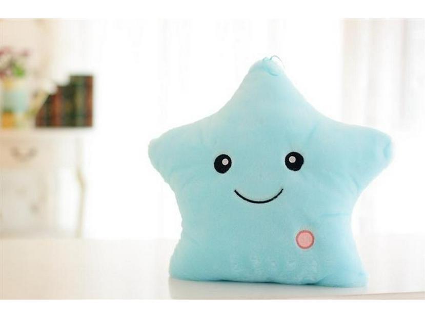 

Красочная светящаяся плюшевая подушка-игрушка в виде звезды 24x22CM