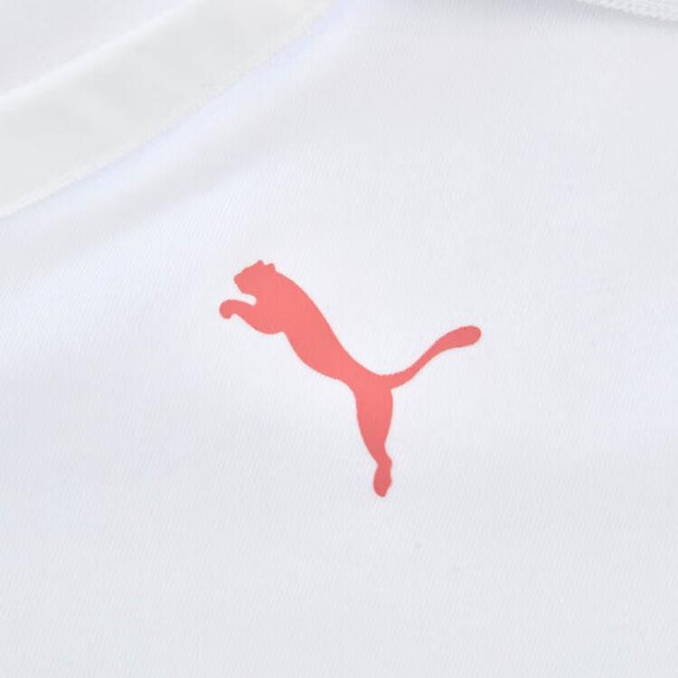 New PUMA Graphic SS25 Polo Shirt Women's White 02 633121-02