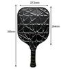Glass Fiber Lightweight+Pp Honeycomb Core Single Peak Racket