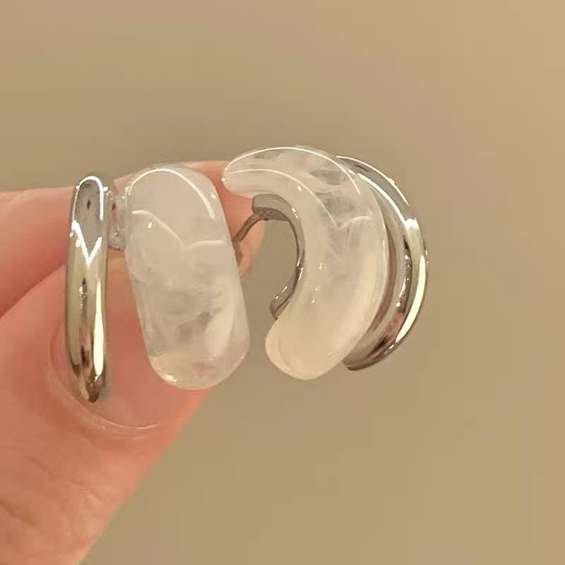 

Сережки з цирконієм One Size білий