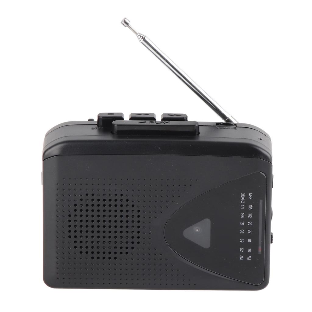 Portable Cassette Player Classic Style Multifunction Supports AM FM Radio Stereo Compact Tape Player