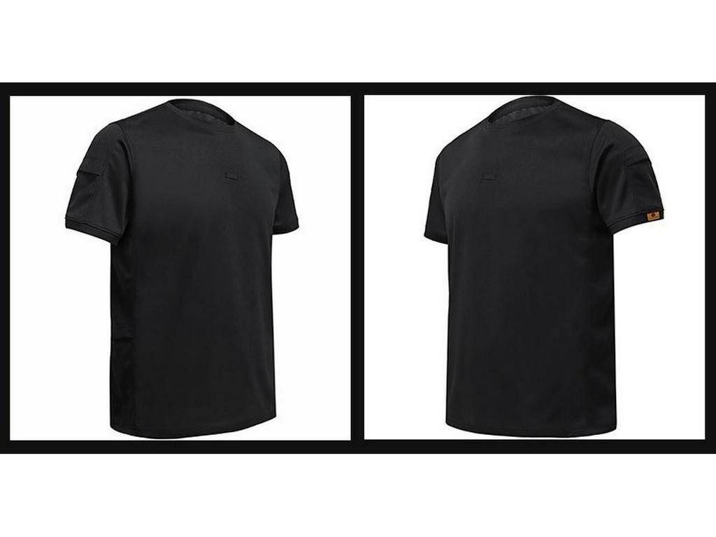 Camiseta Táctica de Manga Corta Transpirable de Secado Rápido Coolmax para Fitness y Entrenamiento al Aire Libre