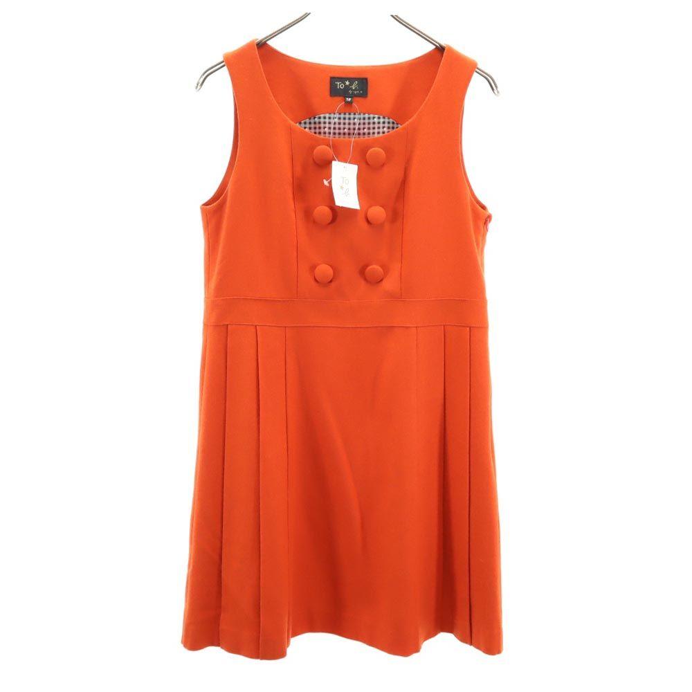 Unused To B. by Agns B No Sleeve One Piece 38 Orange Series Side Zip Women Used