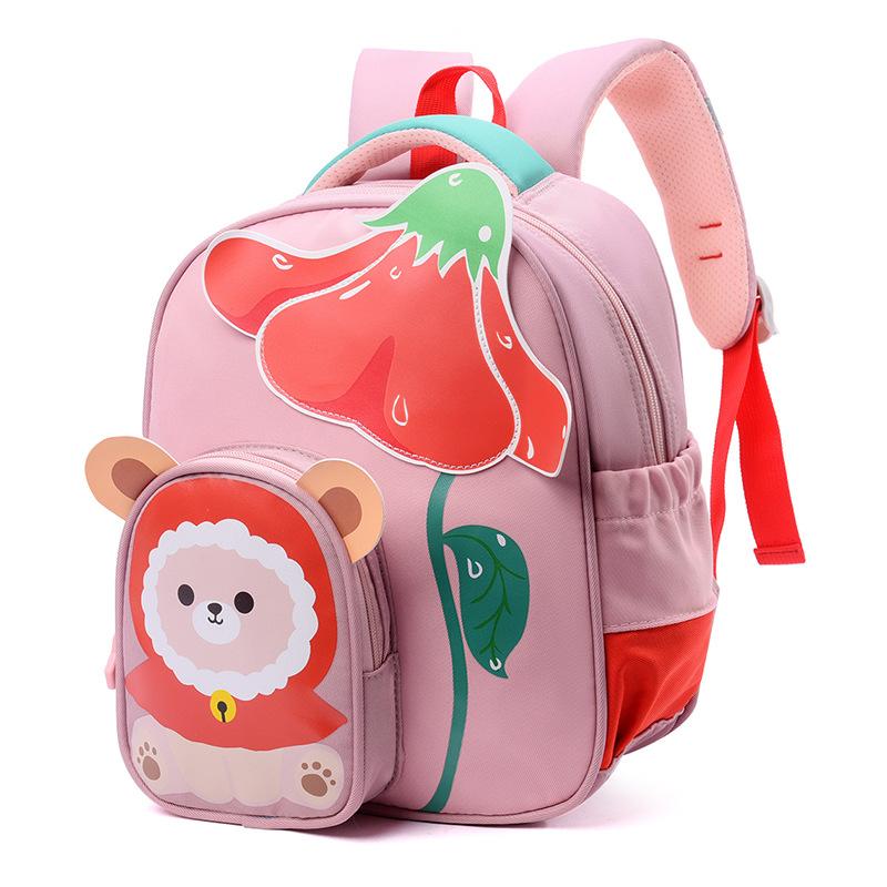 Kindergarten Schoolbag Boys and Girls Schoolbag Cartoon Backpack Anti-lost Small Backpack Children's Bag Mochila Escolar