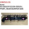 Toyota 2023 BZ3 Rear Bumper Bracket Set (R: 52155-03010, L: 52156-03010)