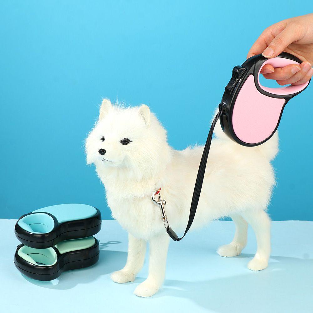 5m Length Retractable Dog Leash Candy Color Small Size Automatic Pet Leash Automatic Extending Retractable Mechanism
