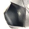HERMES Wallet Calvi SilverHardware Small Bifold Card Case coin purse Black