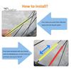Colorful Wheel Decoration Reflector 12Pcs Bicycle Spoke Skins Wraps Night Riding Universal Easy Bike Accessories To Install Road Mountain Reflectors