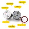 Rf-300C Mini 300 Motor Dc 1,5V -6V 7000U/min Mikro 24,4mm Runder Spindelmotor Geringer Strom Diy Solarenergie Ventilator Hobby Spielzeug Modell