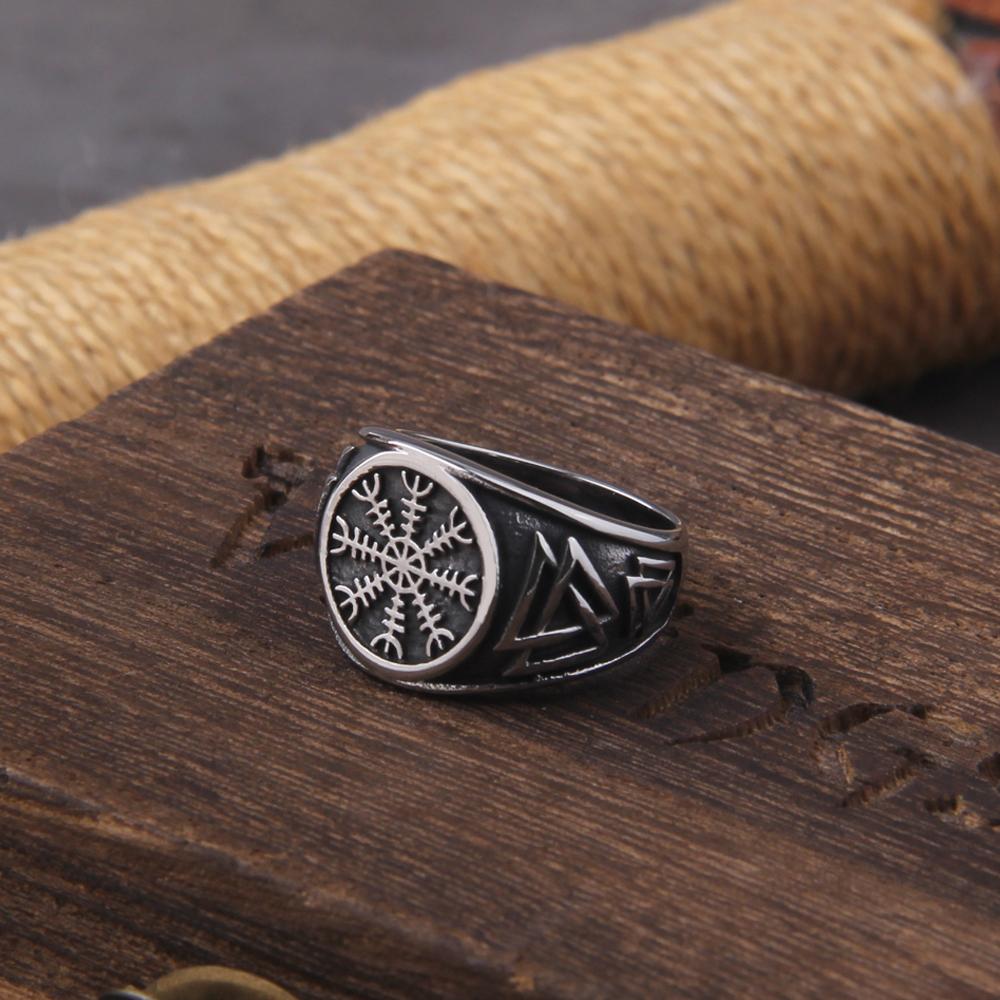 1/316L Stainless Steel Viking Nose Ring Dragon Odin Amulet Pagan Jewelry Vegvisir Scandinavian Fashion