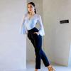 Women Standard Latin Jumpsuit Long Sleeves Latin Dance Leotard Ballroom Modern Dance Jazz Bodysuit