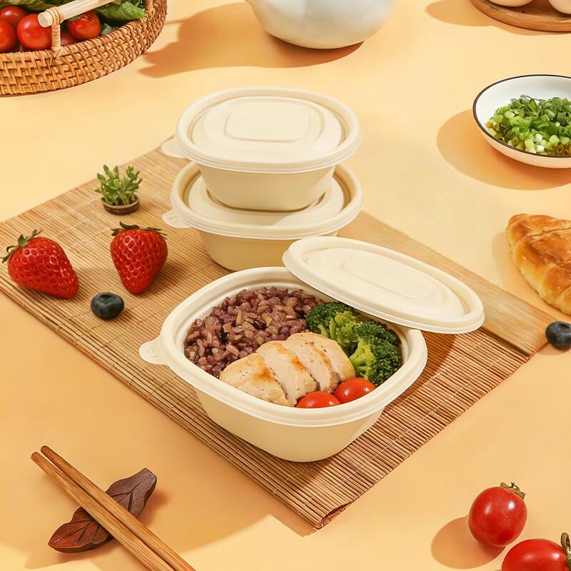 Degradable Corn Starch Disposable Lunch Boxes