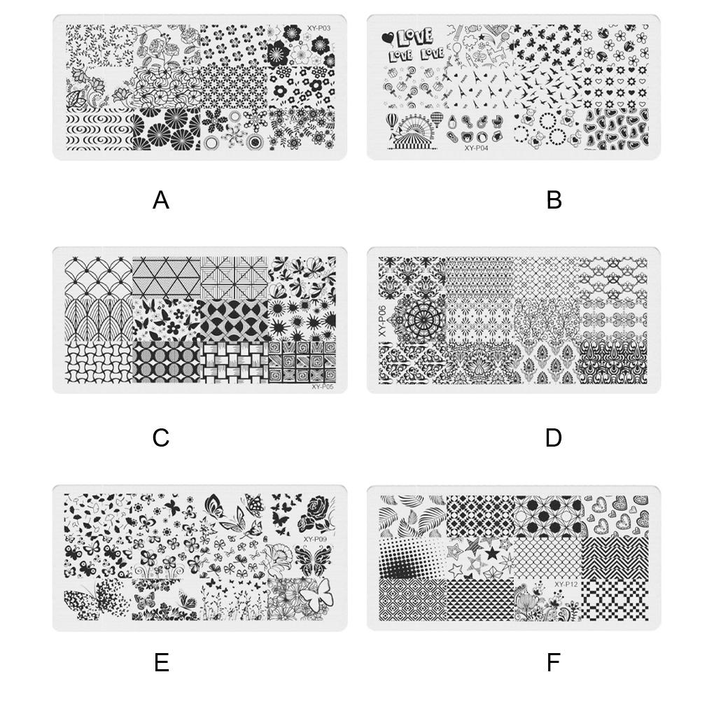Art Stamping Plate Seal Manicure Printer Tool Stamping Stamp Patterns