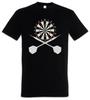 Darts Board And Crossed Darts T-Shirt Sports Training Trainer Dart Arrow Arrows