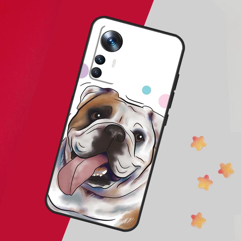 British Bulldog Case For Xiaomi 14 13 15 Ultra 11T 12T 13T 14T Pro Cover For POCO X7 Pro X3 X5 X6 F5 F6 F7