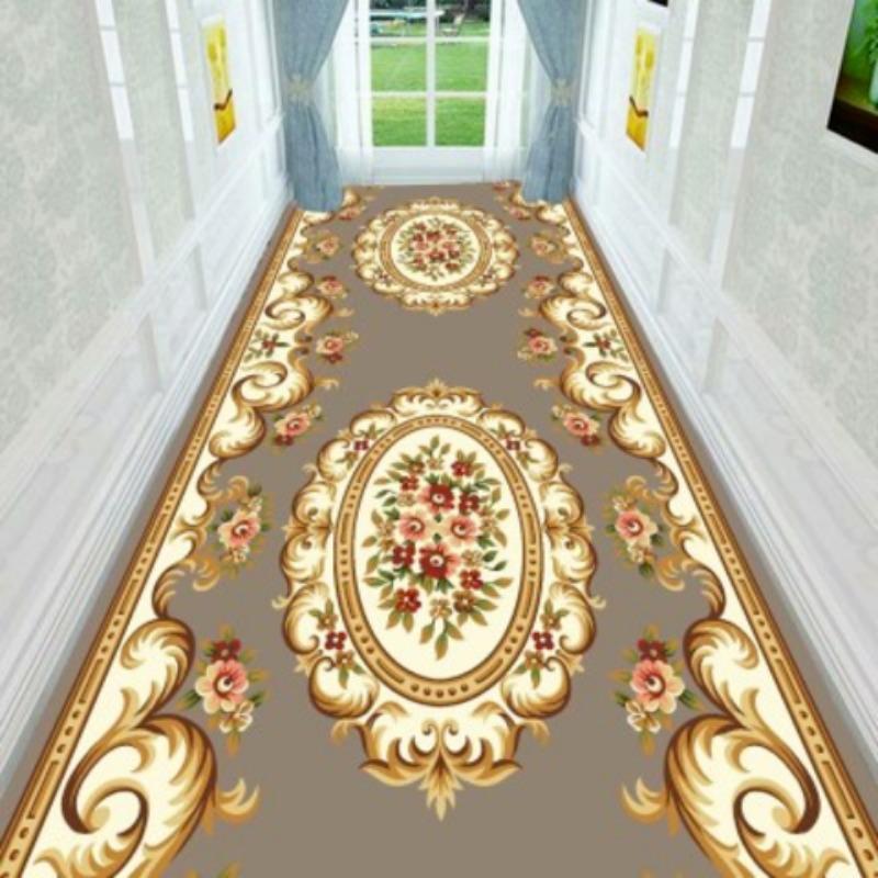 Hotel Hallway Red Carpet Home Corridor Long Rug Soft StairS Carpet Entrance Floor Track Door Mat Wedding Aisle Runner Rug