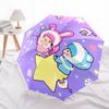 1pc Magical Starry Night Adventure: Cute Bunny & Bear Umbrella - Automatic Opening/Closing, Foldable Design, Outdoor Use, Festive Gift for Fans, Trave