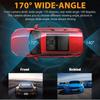 4-inch Dashcam, HD Dual-lens Touchscreen, WiFi Car Dashcam