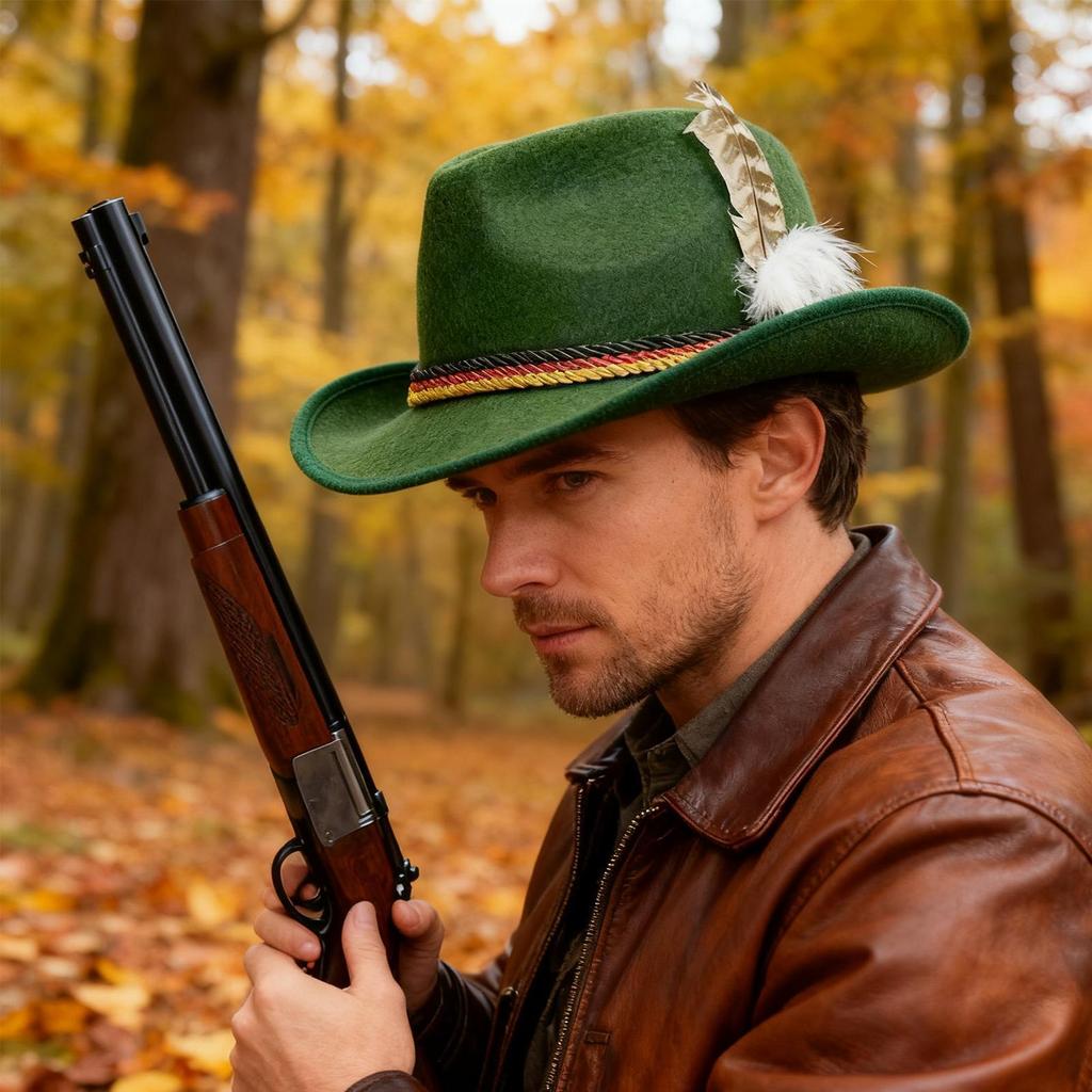 Unisex German Hats for Oktoberfest Non-Woven Headgear Oktoberfest Party Hat for Adults Party Halloween Carnival Cultural Event