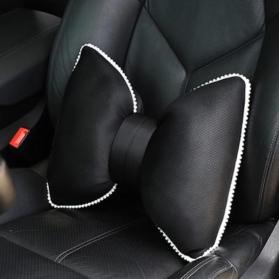 Poduszka samochodowa Bowknot na szyję, zagłówek samochodowy, podparcie siedzenia, poduszki na talię, poduszka na siedzenie samochodowe, akcesoria samochodowe dla kobiet