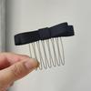 Anti-Slip Bow Bangs Hair Comb Clip - Stylish, High Skull, Internet Celebrity Hair Accessory