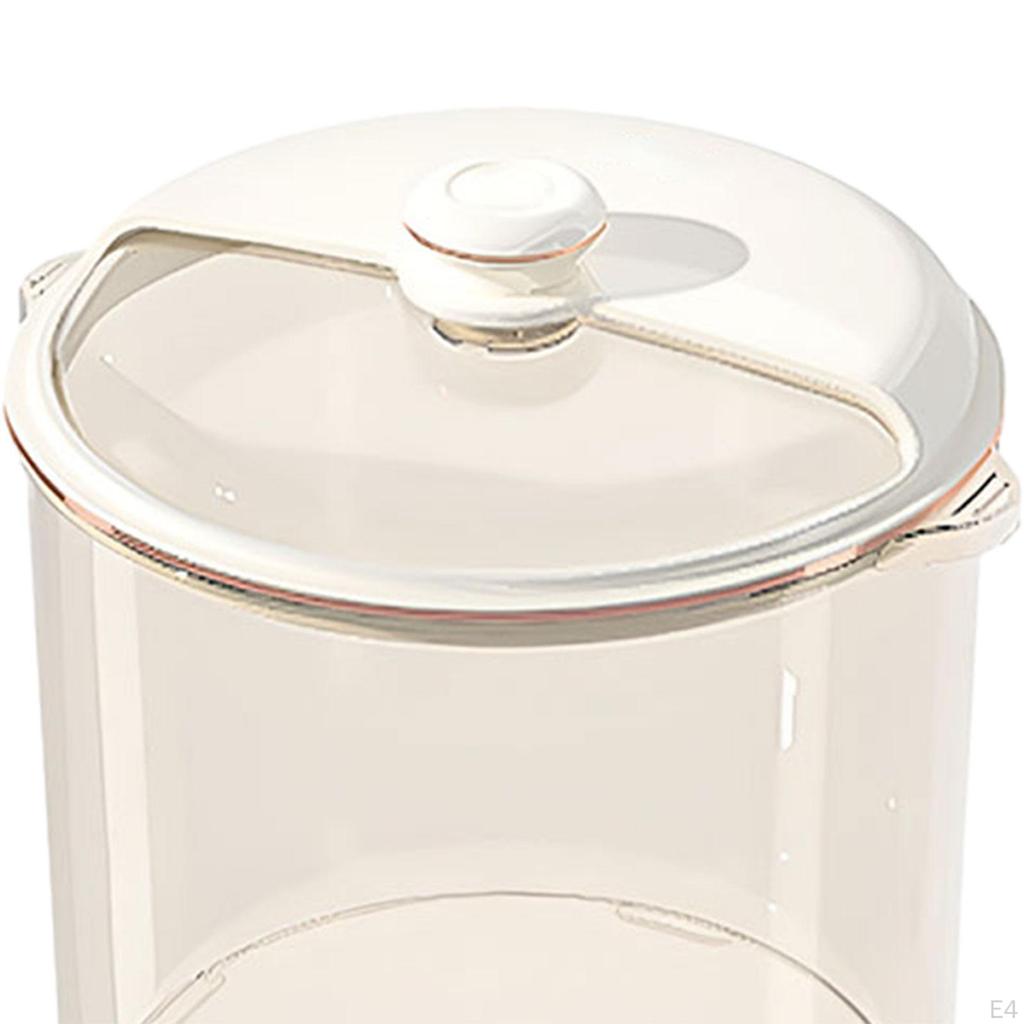 Rice Container Dog Cat Food Pet Storage Box Countertop Home Kitchen
