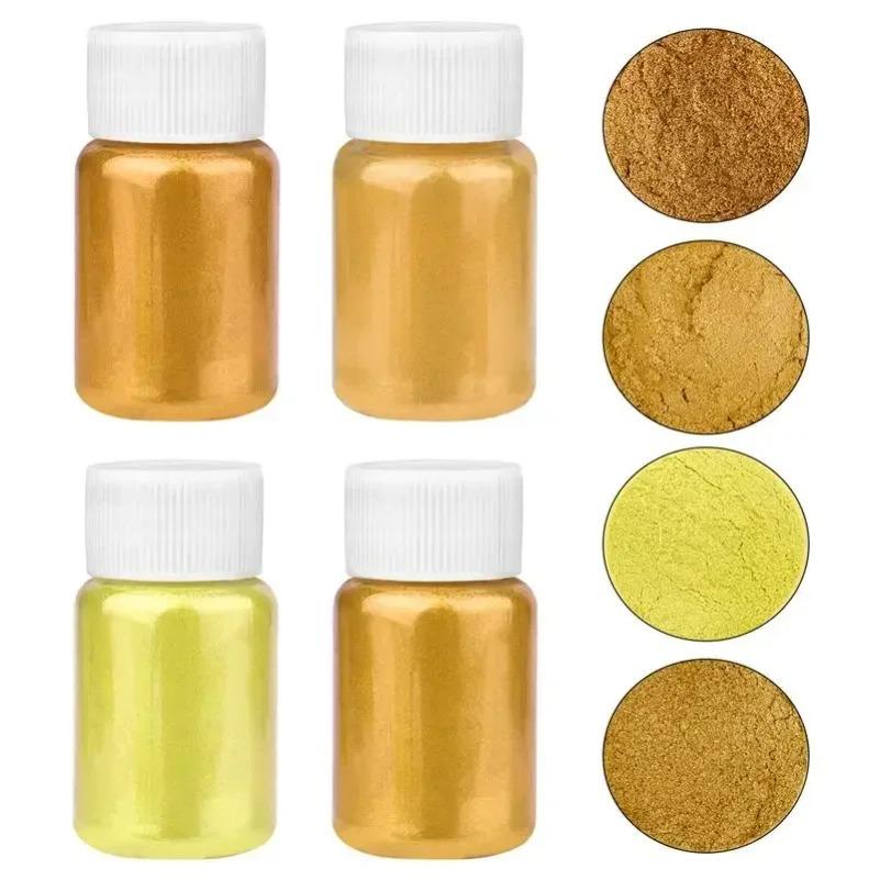 24 Colors 15g Mica Pearl Powder for Epoxy Resin, Soap, Candle, and Jewelry Crafting – Natural Pigment Dye for DIY Projects