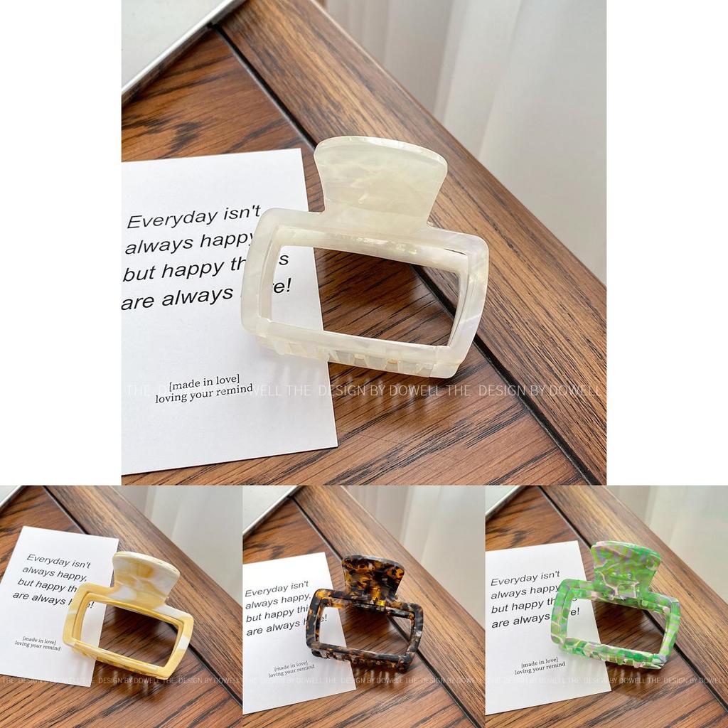 Hair Elegant Acetate Claw Clip With Minimalist Design For Effortless Perfection Updo