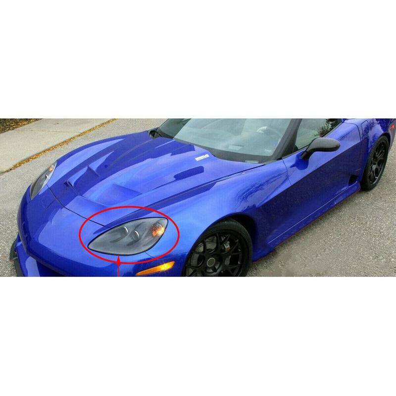 Car Headlight Lens Trim Gasket Seal Strip 88810 88811 Fit for Chevrolet Corvette C6 2005 2006 2007 2008 2009 2010 2011 2012 2013