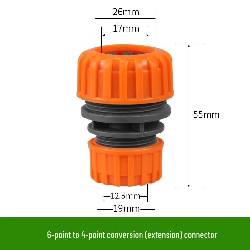4-Punkt Schnellkupplungs-Gartenschlauch-Wasserverbinder und Düsenset