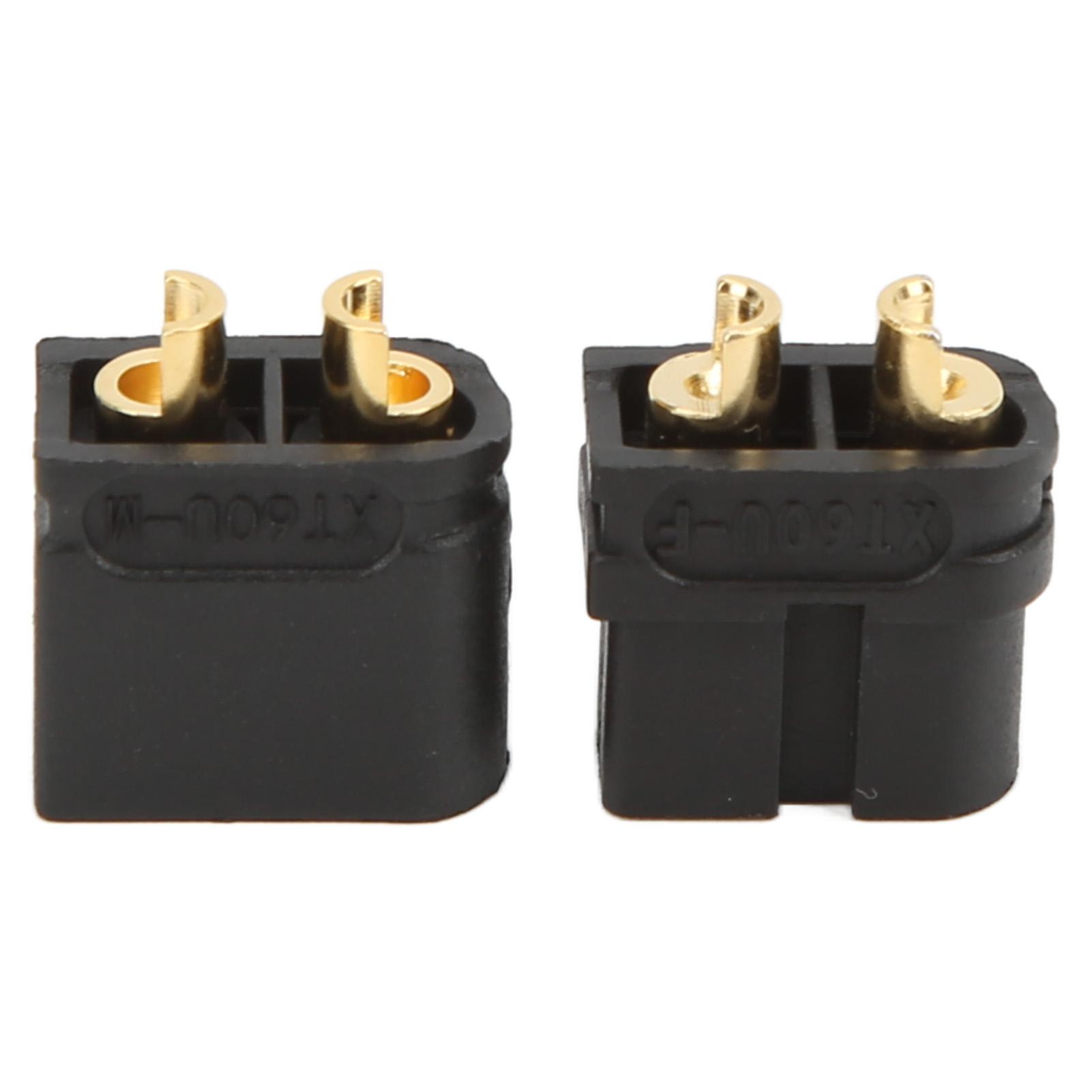 

XT60U Male and Female Plug Universal Gold Plated Plug Suitable for RC Model Car Airplane Model