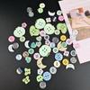 10pcs Cream Style Blind Box Button Cute Handmade Resin DIY Clothes Accessories Scrapbooking DIY Crafts Headband Decoration