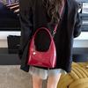 Handbag Korean Underarm Bag PU Leather Women Shoulder Bag Portable Korean PU Crossbody Bag  Outdoor