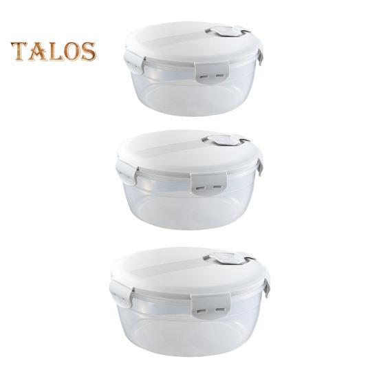 

3 шт./компл. герметичные контейнеры для хранения пищевых продуктов, пищевой пластик, герметичная коробка для овощей, легко очищаемая пищевая корзина для холодильника, консервированные зерна, мука, сахарная лапша 3pcs