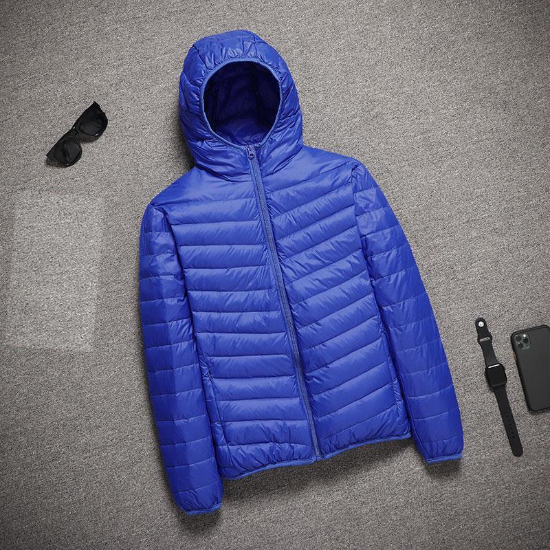 2026 Nuovo Cappotto Trapuntato Ultraleggero con Cappuccio per l'Inverno Caldo Piumini Leggeri Giubbotti Piumati Leggeri Giubbotti da Uomo Primavera