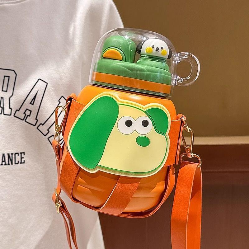 Thermos Cup Girls High Value 316 Double Drinking Cup Cute Student School Special Big Belly Cup Children's Kettle
