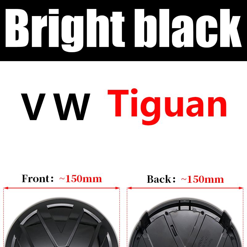 BHG1 For Volkswagen VW Hub Caps 1PC ABS Car Front Grille Trunk Badge Emblem Logo for Tiguan 2017 2018 2019 2020 Auto Modification Dec JW7